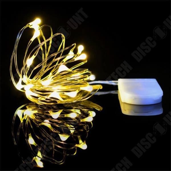TD® 10m-32.8ft 80LED-slingor LED-lampa med femuddig stjärna Hemmafestprydnad