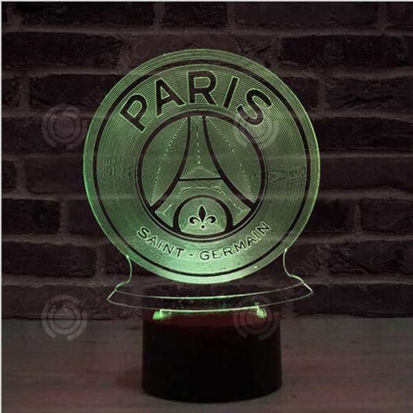 INN® 3D färgglad nattlampa Paris Night USB Creative Vision Touch Switch dekorativt ljus