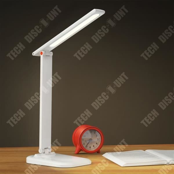 TD® LED-bordslampa Ögonskydd Kontor Studenthem Study Skrivbordslampa Dubbel användning Läslampa