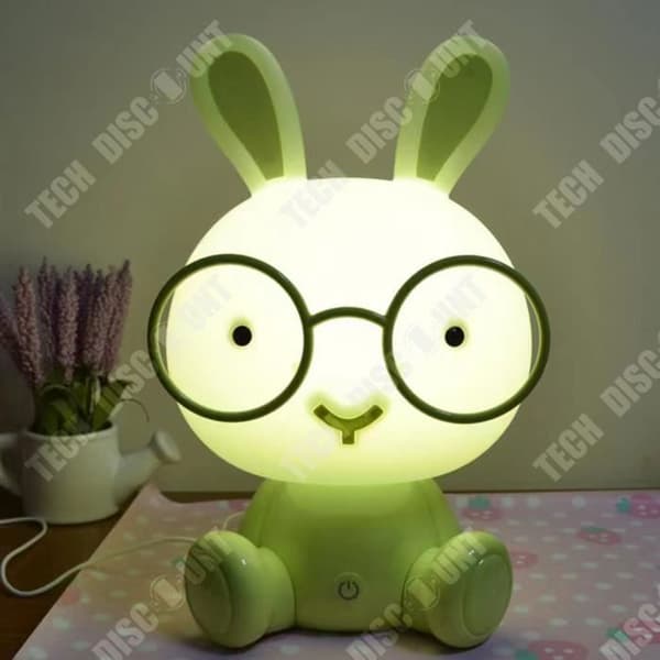 TD® Söt tecknad Kung Fu Panda Dekorativ bordslampa Barn Babyrum Sovrum Sänglampa Plug-in Nattljus