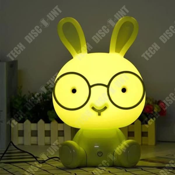 TD® Söt tecknad Kung Fu Panda Dekorativ bordslampa Barn Babyrum Sovrum Sänglampa Plug-in Nattljus