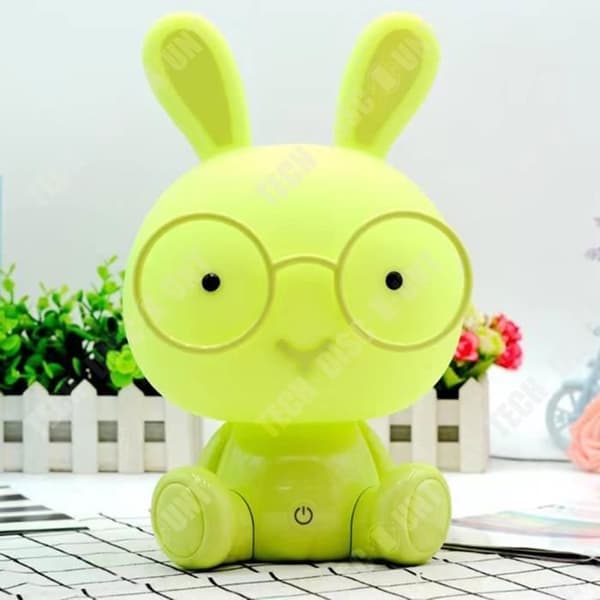 TD® Söt tecknad Kung Fu Panda Dekorativ bordslampa Barn Babyrum Sovrum Sänglampa Plug-in Nattljus