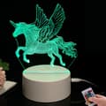 Miniatyrbild 3 av 4: Nattljus - TD® - 3D - 16 justerbara färger - Fjärrkontroll - LED för låg förbrukning