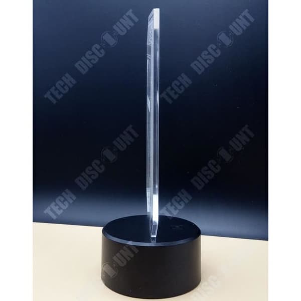 TD® 3D LED-lampa Universum Planet/Bord Illusion Universum Skrivbord/7 färgskiftande/Nattljus Bordslampa Nattljus för barn