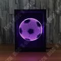 Miniatyrbild 1 av 4: TD® 3D LED-lampa Optisk Illusion Fotbollsform/Kreativ fotoram Nattljuspresent Visuell anmärkningsvärd effekt