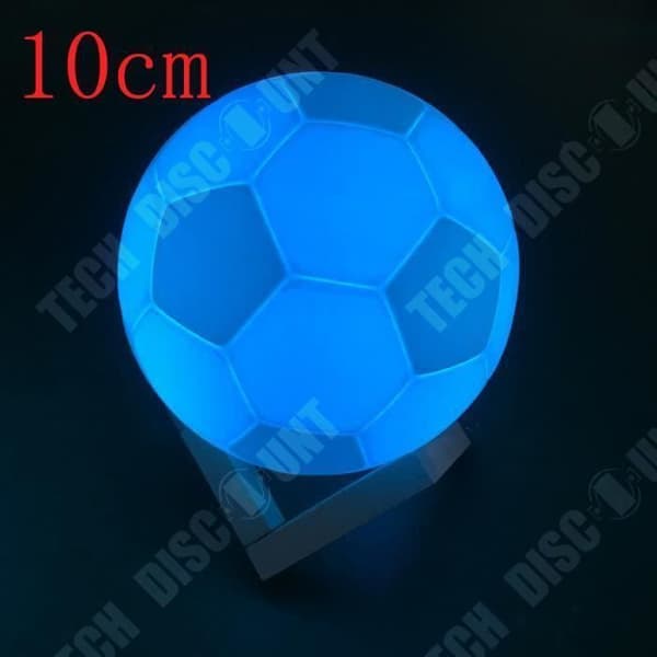 TD® Fotbollsformad bordslampa LED-ljusdekoration Fotbollsmodell Boll LED-ljus Energisparande Vit