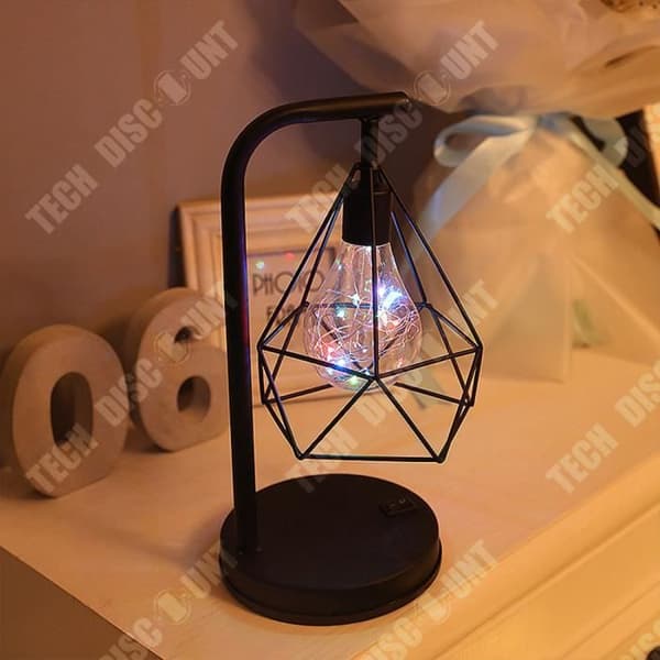 TD® LED smidesjärn modelleringslampa dekoration bordslampa jul kreativ nattlampa partihandel smidesjärn lampa prydnadslampa