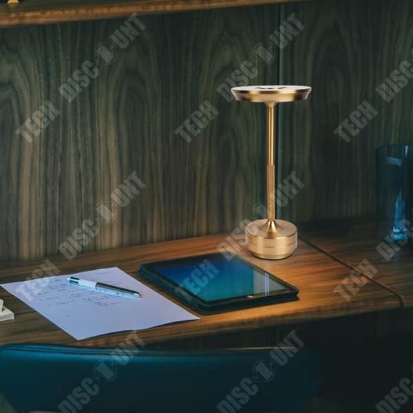 TD® Uppladdningsbar pekbordslampa led läsning lärande ögonskydd ljus bar vardagsrum sovrum gyllene lyxeffekt