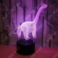 Miniatyrbild 3 av 4: TD® Optisk bordslampa dekorativ taktil 7 färger optisk illusion - diplodocus modell - låg förbrukning USB-kabel 3 AA-batterier