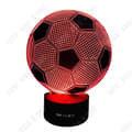 Miniatyrbild 1 av 4: TD® Optisk bordslampa dekorativ touch 7 färger optisk illusion - fotbollsmodell - låg förbrukning USB-kabel eller 3 A-batterier