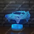 Miniatyrbild 2 av 4: TD® Optisk bordslampa dekorativ touch 7 färger optisk illusion - bilmodell - låg förbrukning USB-kabel eller 3 AA-batterier