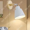 Miniatyrbild 2 av 4: TD® Bedroom Bedside Lamp Nordic Dining Lamp White Slide Pattern (Ljuskälla ingår ej)