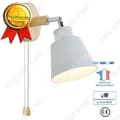 Miniatyrbild 1 av 4: TD® Bedroom Bedside Lamp Nordic Dining Lamp White Slide Pattern (Ljuskälla ingår ej)