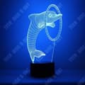 Miniatyrbild 2 av 4: TD® Optisk bordslampa dekorativ touch 7 färger optisk illusion delfinmodell - låg förbrukning USB-kabel eller nätkontakt