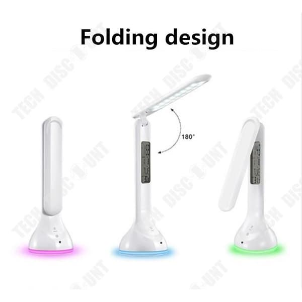 TD® LED sänglampa - evighetskalender multifunktionell bordslampa - hopfällbar bordslampa Laddning Ögonskydd Sovrum