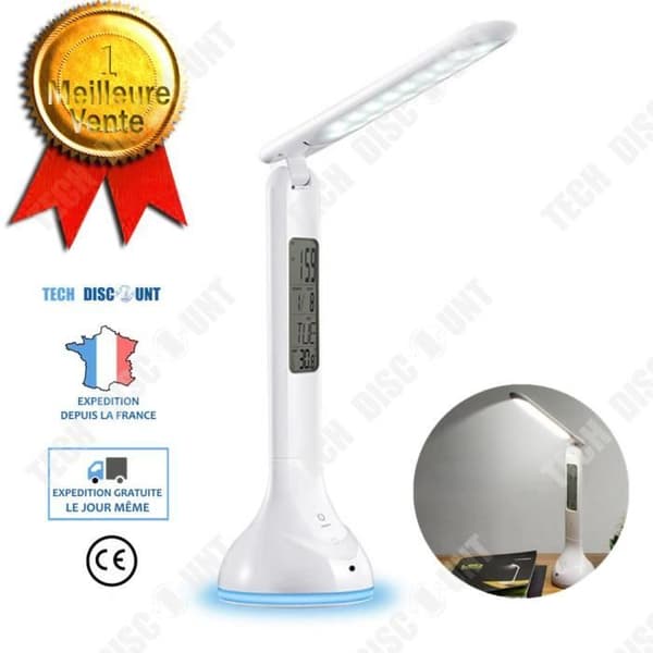 TD® LED sänglampa - evighetskalender multifunktionell bordslampa - hopfällbar bordslampa Laddning Ögonskydd Sovrum