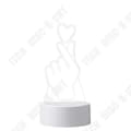 Miniatyrbild 2 av 3: TD® 3D USB LED-lampa Hand och hjärta Akrylplatta / Nattljus Bord Sängbord Skrivbord sovrumsinredning Present varmvit lampa