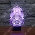 Miniatyrbild 2 av 4: TD® Optisk bordslampa dekorativ touch 7 färger optisk illusion - sfinxmodell - lågförbrukning USB-kabel eller 3 AAA-batterier