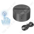 Miniatyrbild 3 av 4: TD® Night Lights 7 Colors 3D LED Dinosaur Illusion Lamp Touch Fjärrkontroll