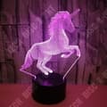 Miniatyrbild 4 av 4: TD® Unicorn 3D LED 7 färger Nattljus LED-bordslampa USB-barnlampor som hemdekorationer