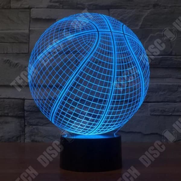 TD® Optisk bordslampa dekorativ touch 7 färger optisk illusion - ballongmodell - lågförbrukning USB-kabel eller 3 AAA-batterier
