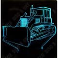 Miniatyrbild 2 av 3: TD® Optisk bordslampa dekorativ touch 7 färger optisk illusion - bulldozer modell - låg förbrukning USB-kabel 3 AAA-batterier