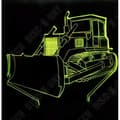 Miniatyrbild 1 av 3: TD® Optisk bordslampa dekorativ touch 7 färger optisk illusion - bulldozer modell - låg förbrukning USB-kabel 3 AAA-batterier