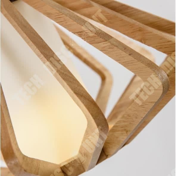 TD® nordiska trä tatami lampor kreativ personlighet vardagsrum matsal lampa hall veranda trä konst belysning