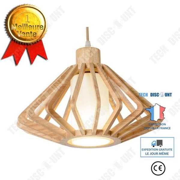 TD® nordiska trä tatami lampor kreativ personlighet vardagsrum matsal lampa hall veranda trä konst belysning
