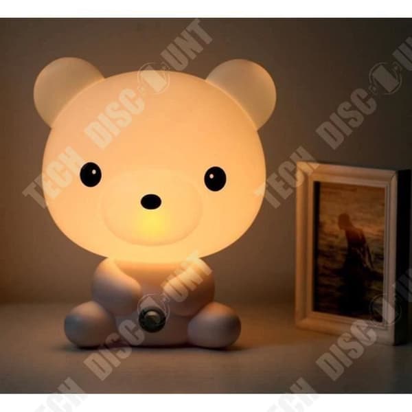 TD® Lampa för barnrum / Sänglampa Nattbordslampa Väckarklocka i form av en björn / Presentdekoration för barn