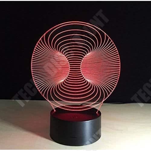 TD® 3D Creative nattlampa/ 7 färger utbytbar LED/ 3D optisk illusion Inredningsdekoration Nattlampa Sänglampa