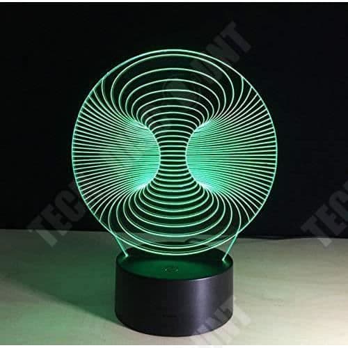 TD® 3D Creative nattlampa/ 7 färger utbytbar LED/ 3D optisk illusion Inredningsdekoration Nattlampa Sänglampa