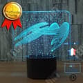 Miniatyrbild 4 av 4: TD® 3D Nattlampa inomhus Bluetooth-högtalare Usb-musik - 3D-ljusfärg Föränderlig sovrum Barnpresent USB