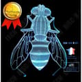 Miniatyrbild 1 av 4: TD® 3D-lampa Flugillusion Nattljus/7 färgskiftande beröring Akryl platt bas ABS USB-kabel/nattljusdekoration