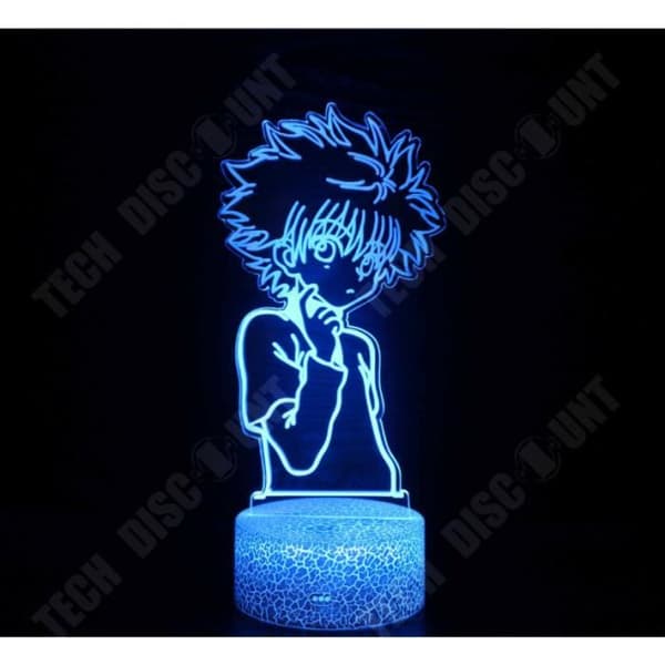TD® 3D Illusion Lampa Led Nattljus Anime Hunter X Hunter För barn Barnkammare Inredning Manga Present Hunter X Hunter