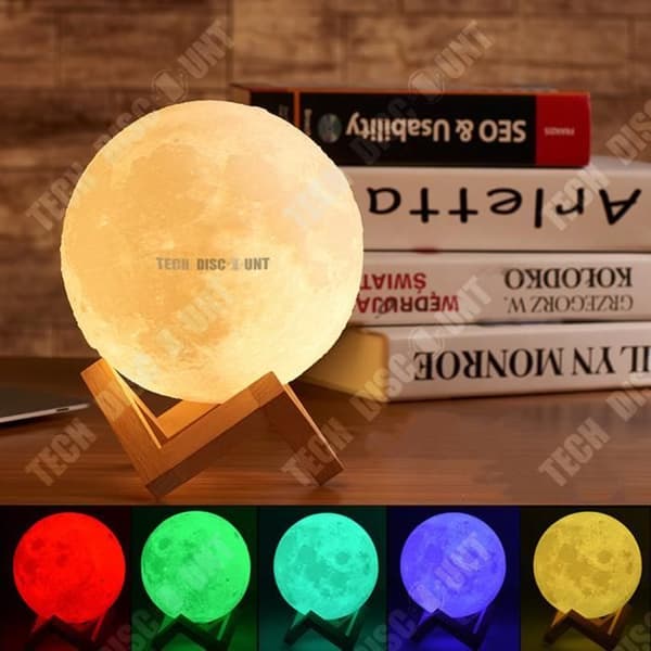 TD® Lunar light Månljus LED dimbar fristående inredningspresenter miljövänlig designer sänglampa