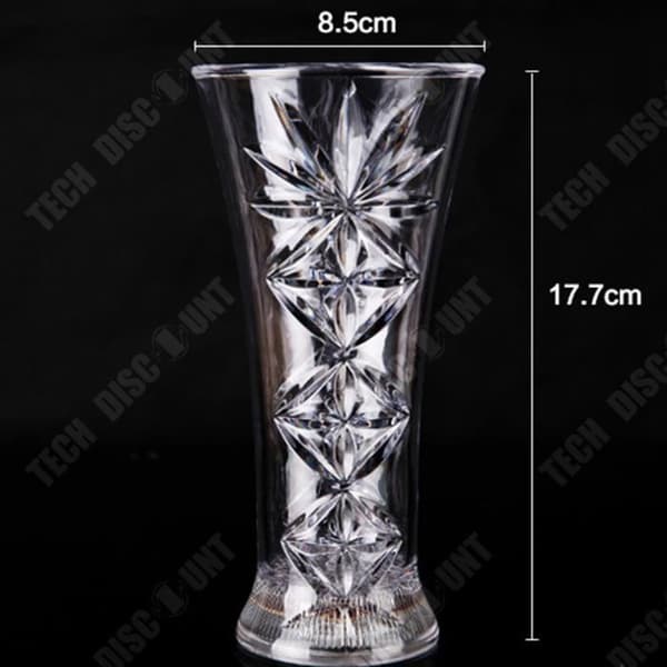 TD® Glas whiskyglas led bakgrundsbelyst akryl genomskinlig självlysande färgglada ljuseffekter barer restauranger