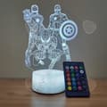 Miniatyrbild 3 av 4: CONFO® Avengers, Spider-Man, Iron Man, Captain America, Touch Sixteen Colors, Crack Gift, Nattljus vid sängkanten