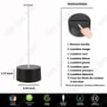 Miniatyrbild 2 av 4: TD® 3D LED-lampa USB Akrylplatta Ananas / 7 färger Ändring / Nattljus Bord Sängbord Skrivbord Sovrumsinredning varm lampa