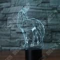 Miniatyrbild 3 av 4: TD® Optisk bordslampa dekorativ touch 7 färger optisk illusion - enhörningsmodell - låg förbrukning USB-kabel eller 3 AA-batterier