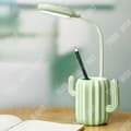 Miniatyrbild 3 av 4: TD® Cactus bordslampa kreativ hopfällbar lärande läslampa led ögonskydd lampa pennhållare förvaring