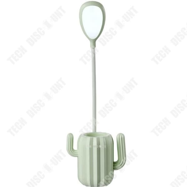 TD® Cactus bordslampa kreativ hopfällbar lärande läslampa led ögonskydd lampa pennhållare förvaring