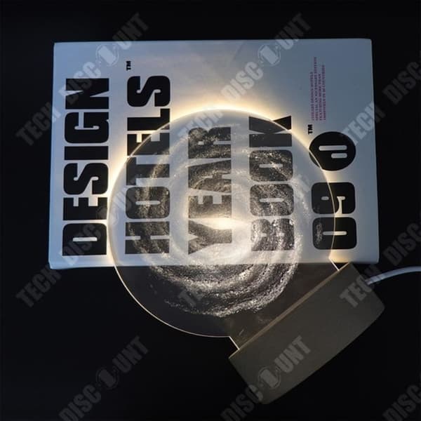 Skrivbordslampa 3D - TEKNIKRABATT - Vintergatan - Akrylpanel - LED - Hållbar