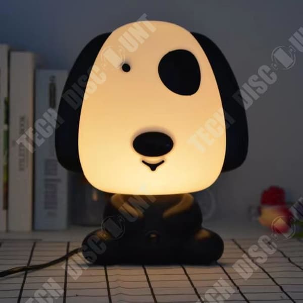 TD® Silikon hund sänglampa ljus dekoration bord nattlampa barns trendbrytare LED 3D kreativ varm stil sovrum