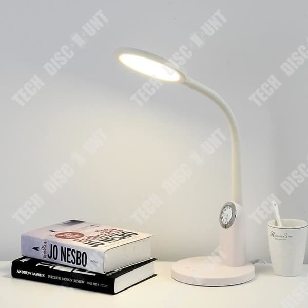 TD® Anti Blue Light Quartz Bordslampa Femhastighetsdimmer 4000K Ögonskydd Varmt ljus Ingen Strobe