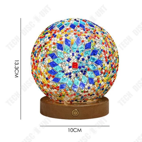 TD® Desktop Night Light Plug-in Modell Mjukt Bekvämt ljus Justerbar Ljusstyrka Creative Glas dekorativ lampa