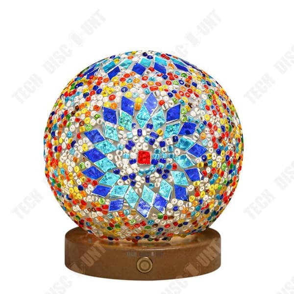TD® Desktop Night Light Plug-in Modell Mjukt Bekvämt ljus Justerbar Ljusstyrka Creative Glas dekorativ lampa