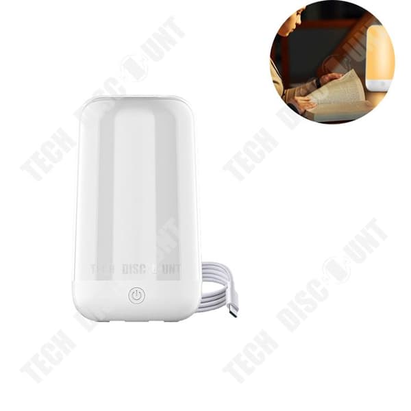 TD Nattlampa 3600mAh 110V Laddningslampa Sänglampa Sovrumsljus inomhushögtalare Bluetooth Nattlampa