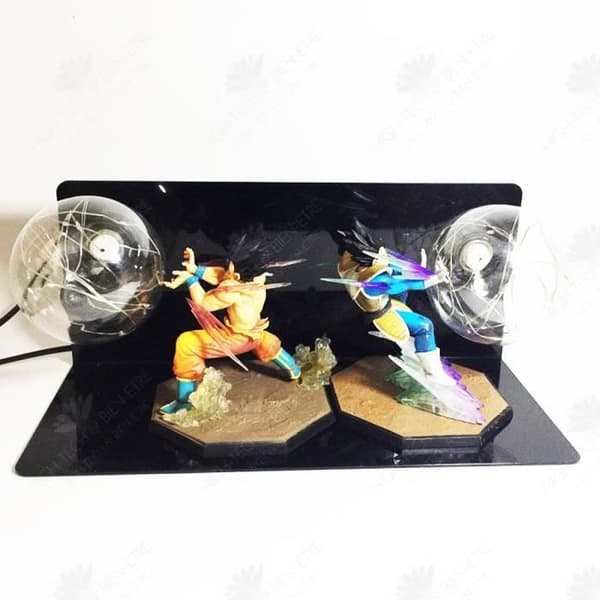 HTBE® Anime Monkey King Dragon Ball bordslampa handgjord kreativ LED-bordslampa ögonljus leksak kreativ lysande cadea