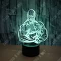 Miniatyrbild 3 av 3: TD® Ny kreativ muskulös man 3D stereoskopisk vision touch fjärrkontroll nattlampa USB3D liten bordslampa färg nattlampa